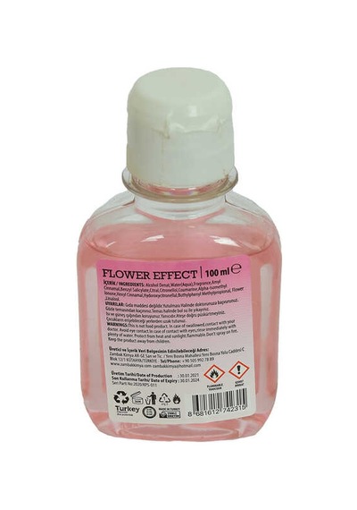 Çiçek Kolonyası Flower Effect Eau De Cologne 80 Derece 100 Ml
