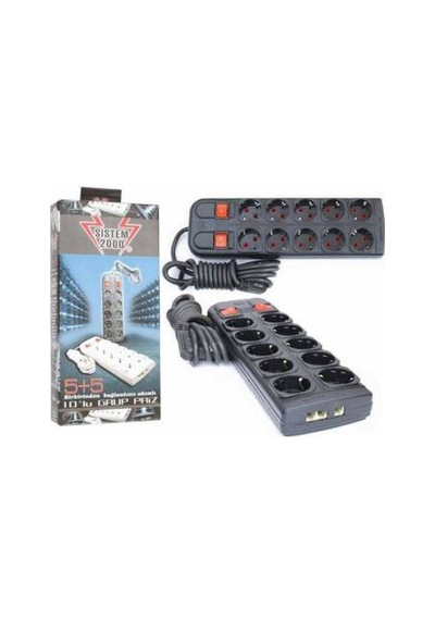 Sistem 10 Lu 3 Mt Elektrik Priz Kaliteli