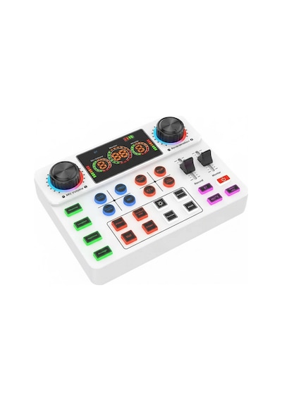 Blic Pro+ Ksa2 Beyaz Live Stream Sound Card Profesyonel Canlı Yayın Ses Kartı