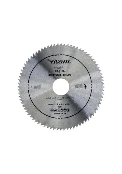 115 Mm Boyutunda Ahşap Daire Testere Bıçağı, 80 Diş İle Kesim