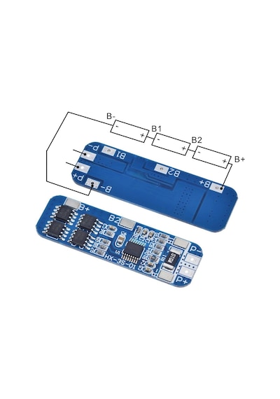 3S 10A BMS Lityum Li-ion Batarya Koruma Kartı - 18650 Li-ion Lipo