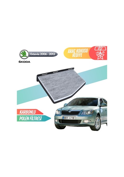 Skoda Octavıa 2006-2012 Model Karbonlu Polen Klima Filtresi