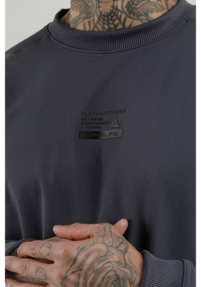 Airlife Stronger High Rsi 5 7 Sıfır Yaka Erkek Sweatshirt Smoked Füme