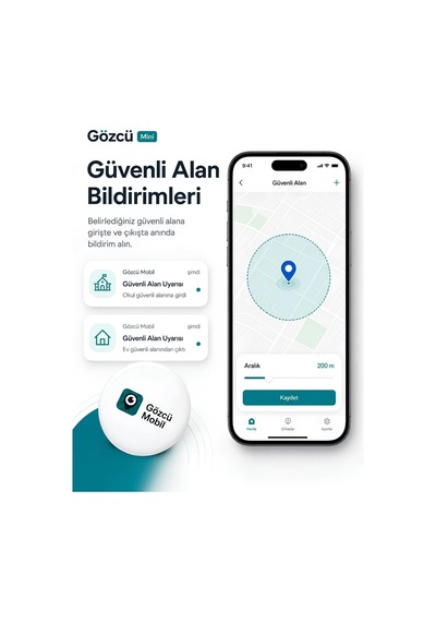 Gözcü Mobil Ios Android Uyumlu Airtag 10/30 Ay Batarya Ömrü Anlık Geçmişe Dönük Konum Gps Araç Motor Çocuk Akıllı Takip Cihazı Mini Diğer