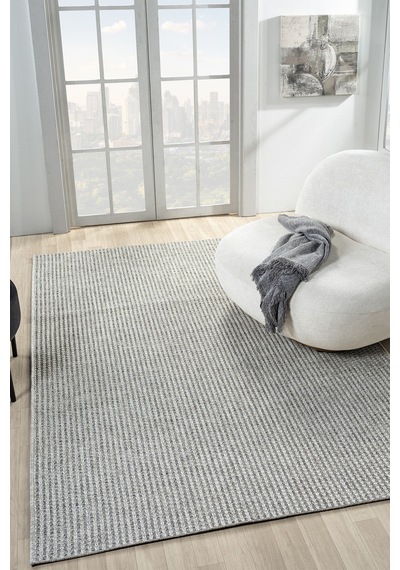 Mariesse Home Hav Toz Vermez Kolay Temizlenen Hasır Doku Sisal Halı Bombay 666-gri