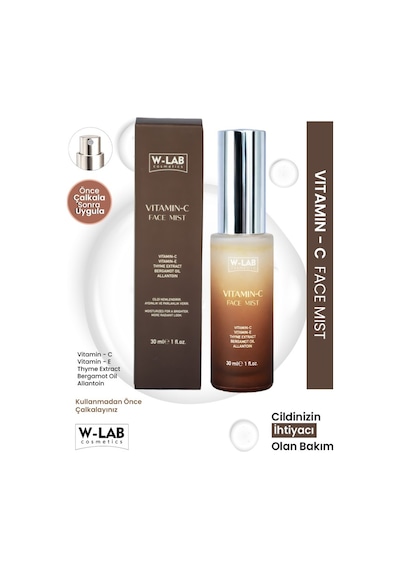 W-Lab Cosmetics Vitamin C Face Mist 30 Ml