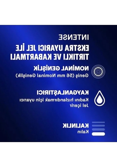 Uyarıcı Jelli Ve Tırtıklı Prezervatif, 30 Adet