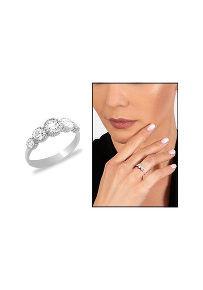 Starlight Diamond Zirkon Taşlı Gözyaşı Tasarım 925 Ayar Gümüş Kad (500124303)