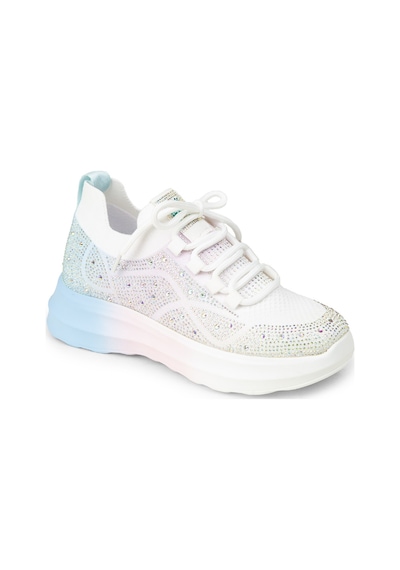 Deery Kadın Beyaz Taş Detaylı Sneaker Ayakkabı - K0516zbyzc01 Beyaz