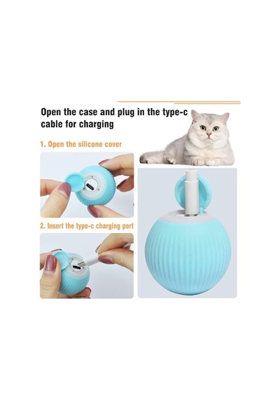 Kedi Oyuncagı İnteraktif Hareketli Top