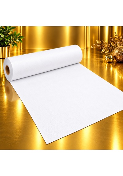 Vıp 15 Metre Beyaz Tela Kumaş Beyaz Elyaf Kumaş Avm Noel Yılbaşı Süsleme Kumaşı 70 Cm Genişliğinde