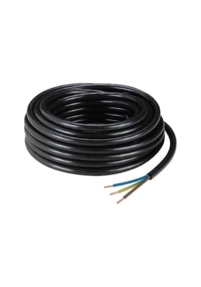 100 Metre 3x1.5 Mm Cca Ttr Çok Telli Elektrik Kablosu Siyah Renk