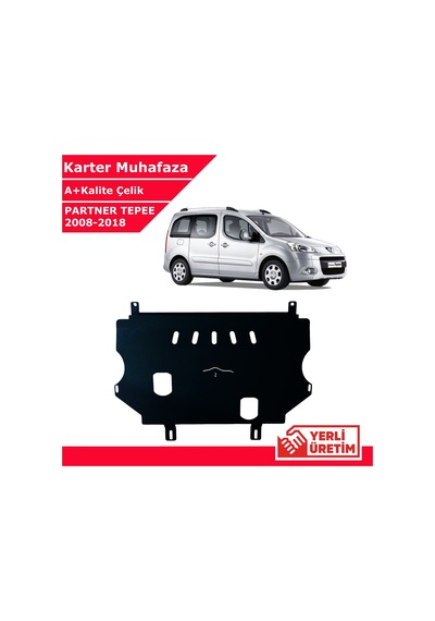 Peugeot Partner Tepee 2008-2018 Çelik Karter Muhafaza Çelik Koruma Sacı A+ Kalite Yerli Üretim