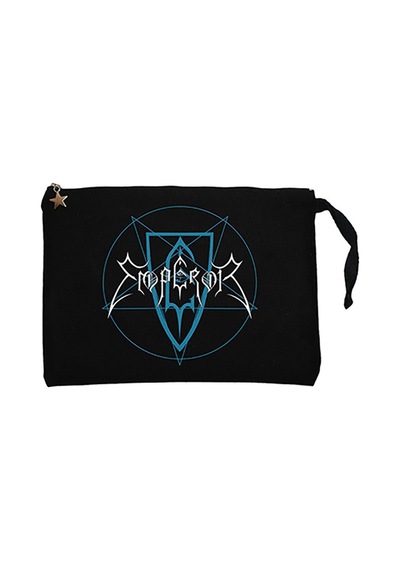 Emperor Satan Siyah Clutch Astarlı Cüzdan / El Çantası Siyah