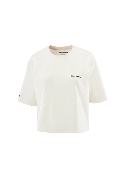 Salomon Salomon Short Tee Kadın Beyaz Tişört 17970 Beyaz