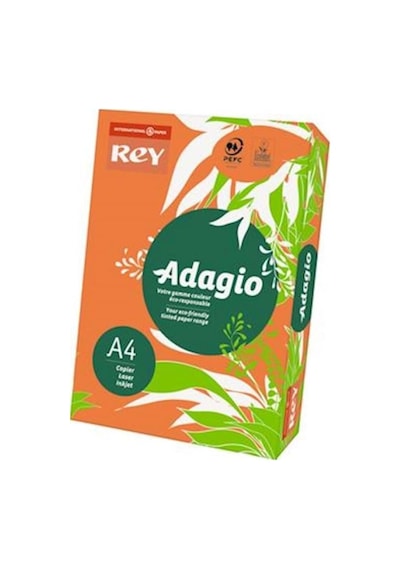 Rey Adag Renkli Fot.Kağ.A-4 80 Gr.K.Turuncu 500 Lü
