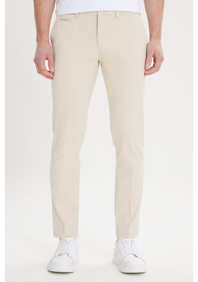 AC&Co / Altınyıldız Classics Erkek Ekru Slim Fit Dar Kesim Yan Cepli Pamuklu Esnek Armürlü Pantolon Ekru AC&Co / Altınyıldız Classics Erkek Ekru Slim Fit Dar Kesim Yan Cepli Pamuklu Esnek Armürlü Pantolon Ekru