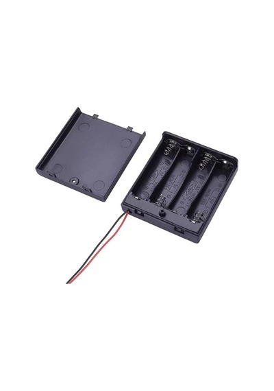 Sh Powermaster 4'lü Aa Kapaklı Switch'li Pil Yuvası Ic-233f Najmaddin
