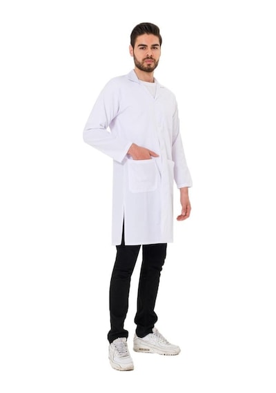 Şensel, Erkek Önlük, Beyaz -94E110- Eczacı, Öğretmen, Doktor