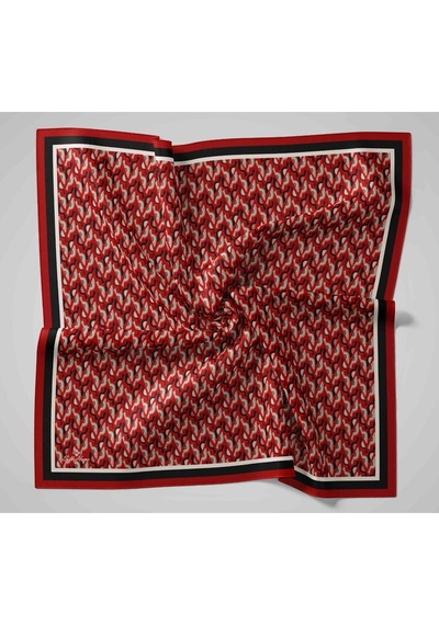 Silk Home Aura Eşarp 140006-04 Bordo, Siyah, Beyaz, Vizon