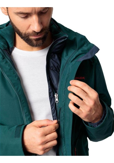Vaude Elope 3in1 Outdoor Erkek Ceket 42434 Mallard Green