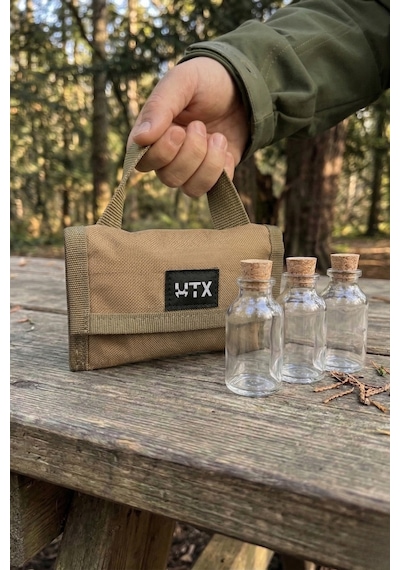 Utx Kamp Baharatlığı Dayanıklı Askeri Kumaş, Taşınabilir Kamp & Outdoor Baharat Çantası Çöl
