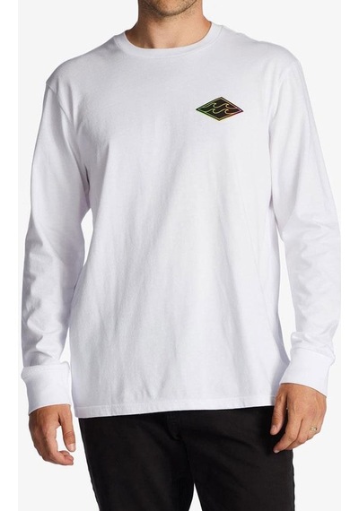 Billabong Crayon Wave Ls Erkek Tişört Abyzt01719-Wht