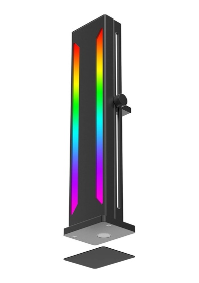 Rgb Gpu Destek Braketi, Manyetik Tabanlı Grafik Kartı Gpu Destek Desteği, Kaydırılabilir 5v 3 Pin Gpu Standı Renkl