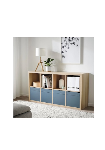 Ikea Dröna Kutu , Mavi, 33x38x33 Cm