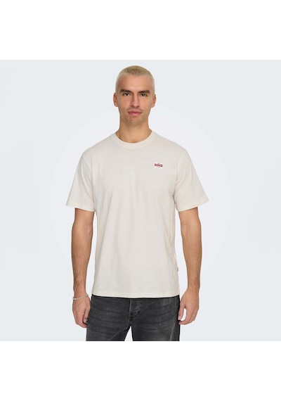 Only & Sons Dawson Erkek Krem Tişört 22033190-cd Krem