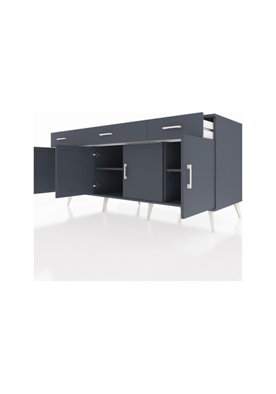 Kronos Konsol 3 Raflı 3 Çekmeceli 4 Kapaklı 176x59x83 Antrasit-antrasit/antrasit Antrasit Kronos Konsol 3 Raflı 3 Çekmeceli 4 Kapaklı 176x59x83 Antrasit-antrasit/antrasit Antrasit