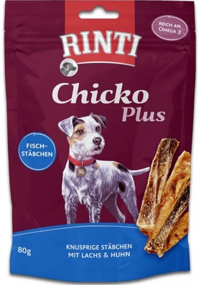 Rinti Chicko Plus Balık ve Tavuklu Köpek Ödülü 80 G