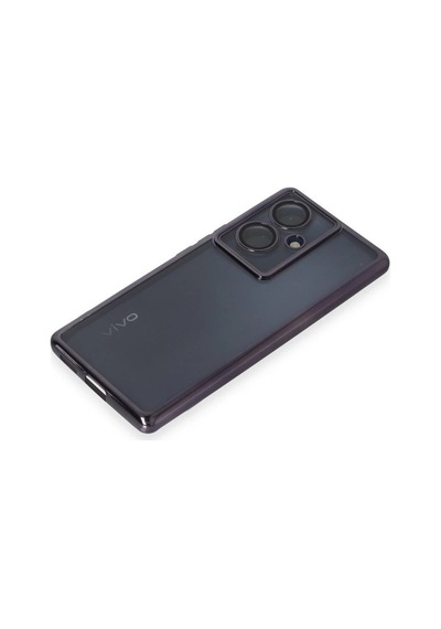Vivo V29 Lite Kılıf Lensli Silikon - Mor