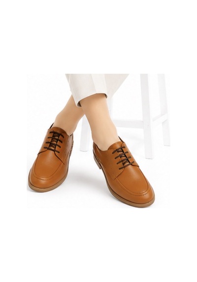 N Napa Shoe Np.7012.taba Deri Ayakkabı