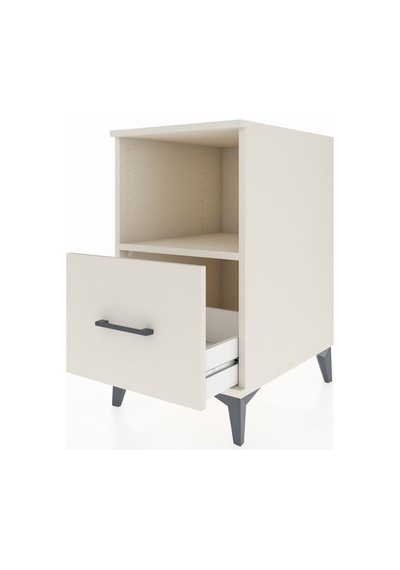 Kronos Komodin Tek Raflı Tek Çekmeceli 44x59x80 Aytaşı-aytaşı Aytaşı