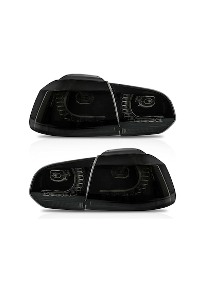Volkswagen Golf 6 Mk6 R20 Led Stop 2009-2012 Dark Smoke