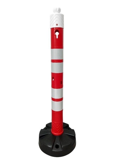 Levhalı Uyarı Dikmesi Seti 120 Cm - Kauçuk Tabanlı-set13