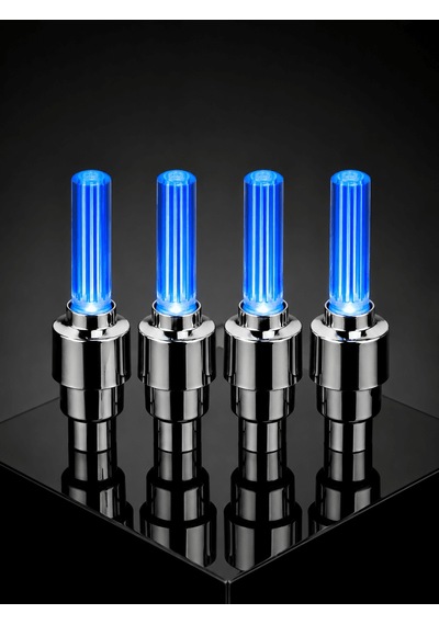 4'lü Araç Sibop Led Işığı Otomatik Açılan Lastik Işığı Seti -