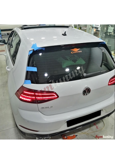 Volkswagen Golf 7 4 Parça Spoiler. R Spoiler. Abs Plastik Boyasız