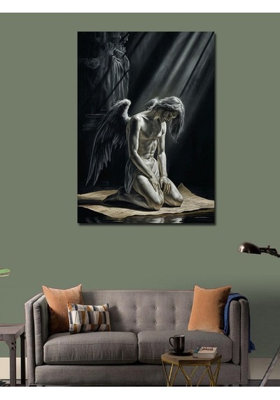 Kanvas Tablo Işık Ve Melek 50cmx70cm