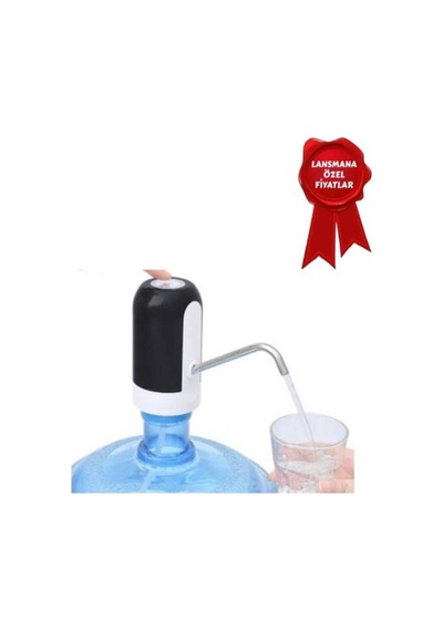 Şarjlı Cam & Plastik Damacana Pompası Tek Motorlu Beyaz Diğer