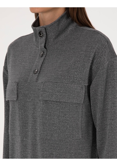 Pierre Cardin Kadın Gri Sweatshirt 50309089-vr024 Gri