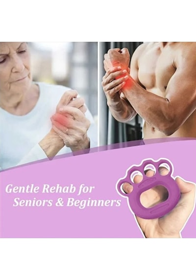 Mucit Home 1 Adet Silikon El Bilek Parmak Güçlendirme Ameliyat Sonrası El Stres Egzersizi Fitness Kavrama Gücü Renkli