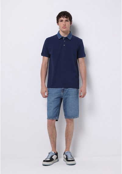 Colin's Colins Regular Fit Polo Yaka Düz Erkek Mavi Kısa Kol Tişört Cl1077201 Q1.v1 Inv Indigo Colin's Colins Regular Fit Polo Yaka Düz Erkek Mavi Kısa Kol Tişört Cl1077201 Q1.v1 Inv Indigo
