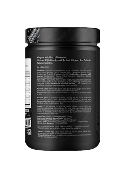 Kingsize Nutrition Glutamine Powder 750 Gr - Kırmızı Meyveler