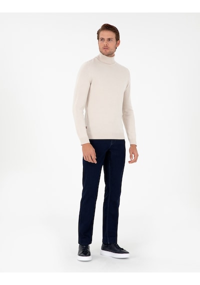 Pierre Cardin Erkek Taş Kazak /triko 50296582-vr049 Taş Rengi Taş