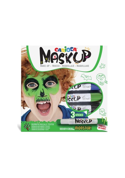Carioca 43049 Yüz Boyası 3 Renk Monster Karışık