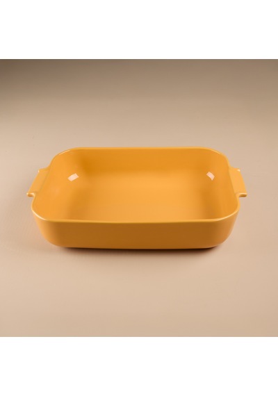 Aryıldız Elissa Dikdörtgen Fırın Kabı Sarı 41 Cm Çok Renkli