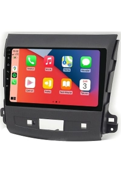Mitsubishi Outlander 2008-2012 4gb Ram 64gb Hafıza 8 Çekirdek Carplay Kamera Android Multimedya 9"