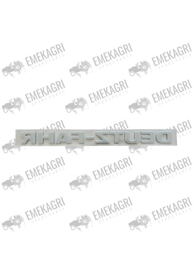 Sdf Parts Same Deutz-fahr Yazı Etiketi Deutz-fahr
